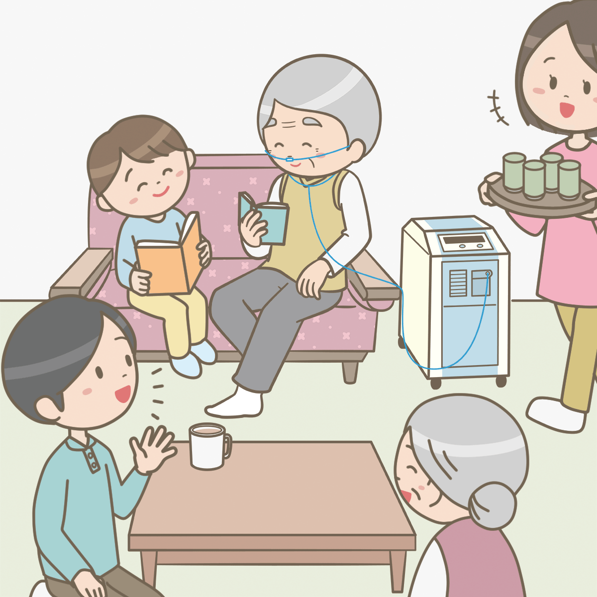 在宅酸素療法はどんな人が使う?自宅での活動範囲を広げるために